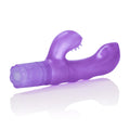 Purple G-Kiss Vibe massage vibrator with curved dual-ended design