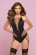 Resist Me Teddy - One Size - Black