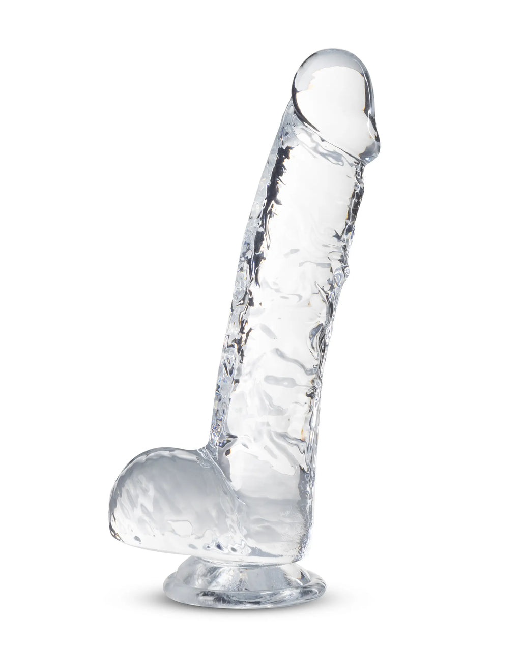 Naturally Yours - 6 Inch Crystalline Dildo - Diamond – body-safe materials suction stimulation | Fu'Cha Exotics