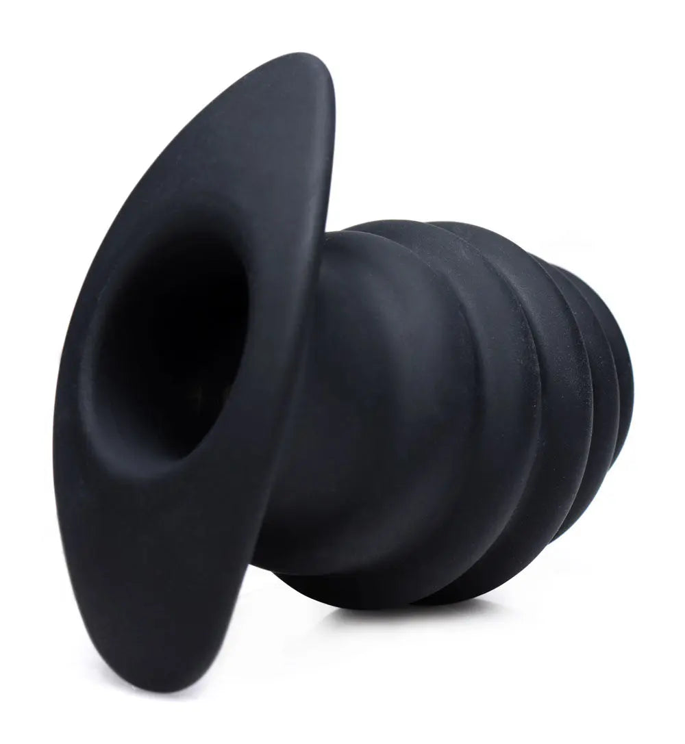 Hive Ass Tunnel Silicone Ribbed Hollow Anal Plug - Medium – body-safe silicone | Fu'Cha Exotics