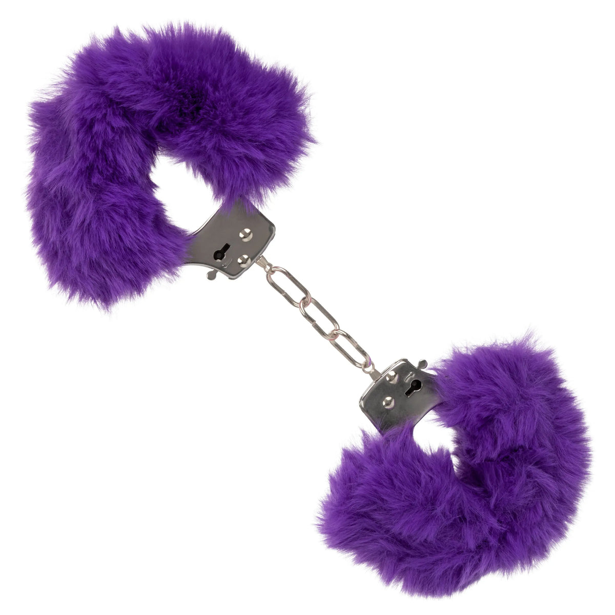 Ultra Fluffy Furry Cuffs - Purple – body-safe materials | Fu'Cha Exotics
