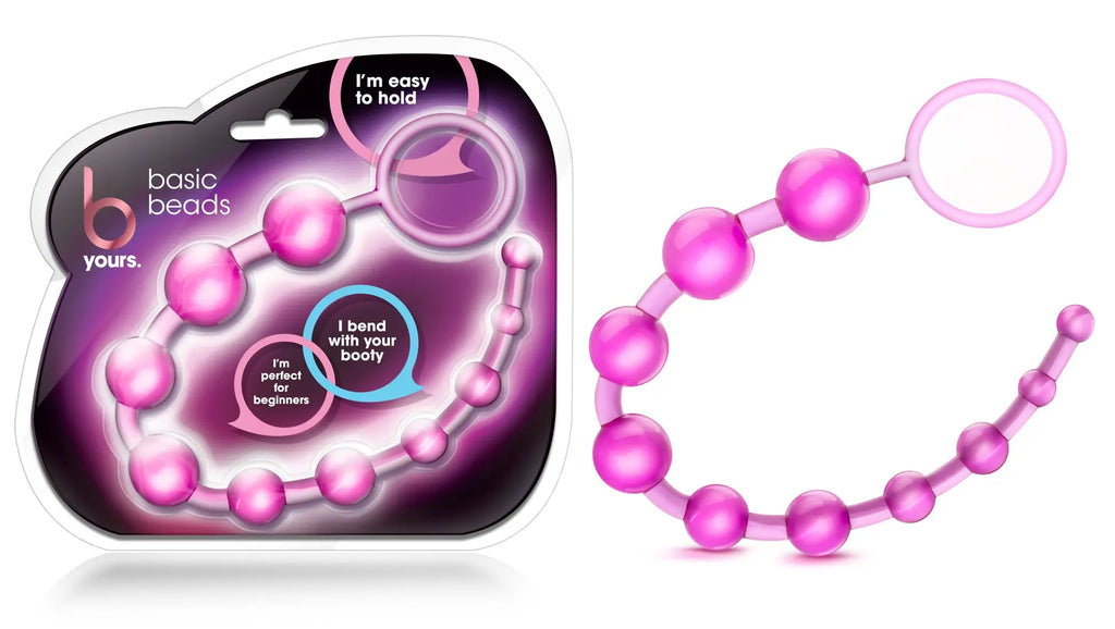 B Yours - Basic Beads - Pink – body-safe materials | Fu'Cha Exotics