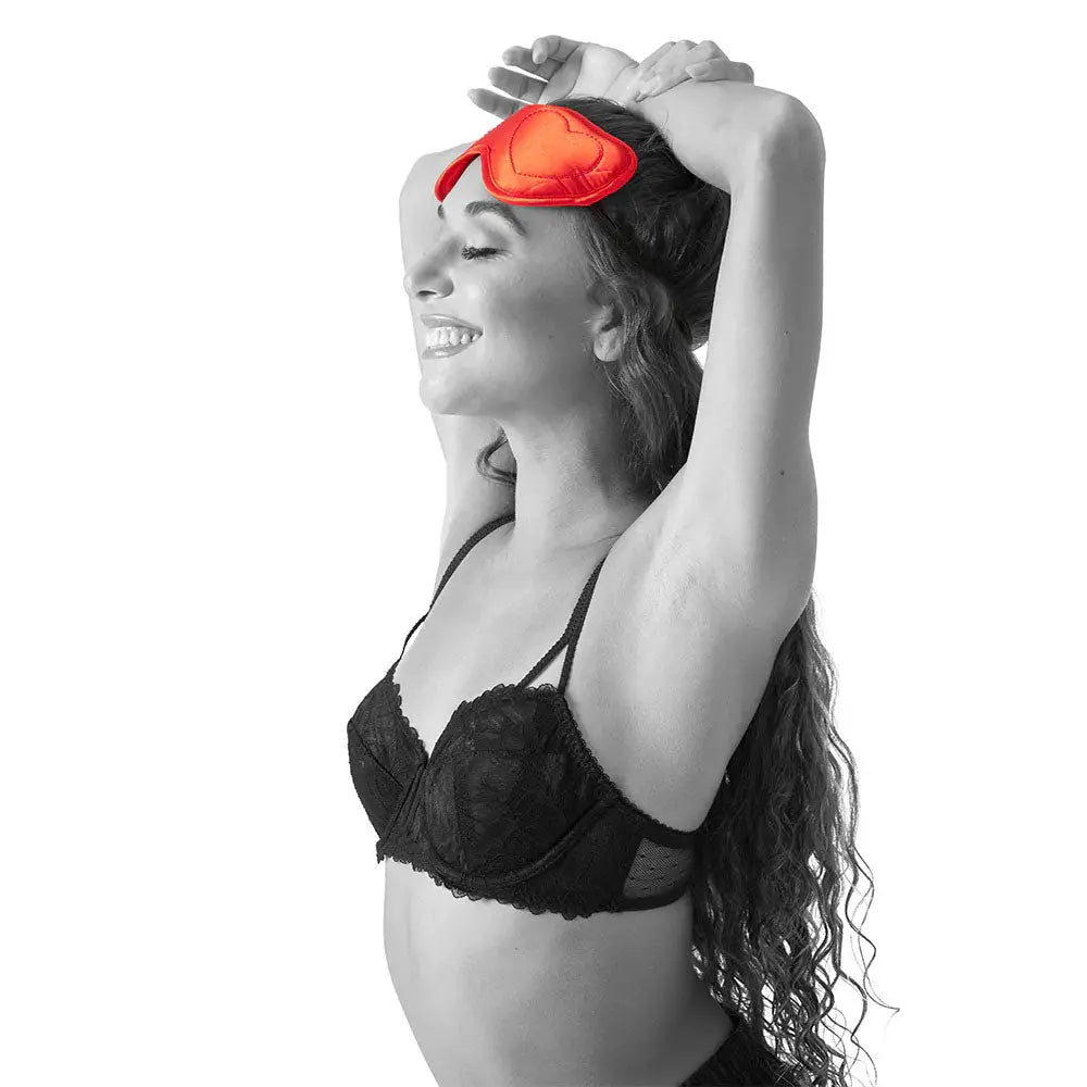 Amor Blindfold - Red – soft-satin | Fu'Cha Exotics