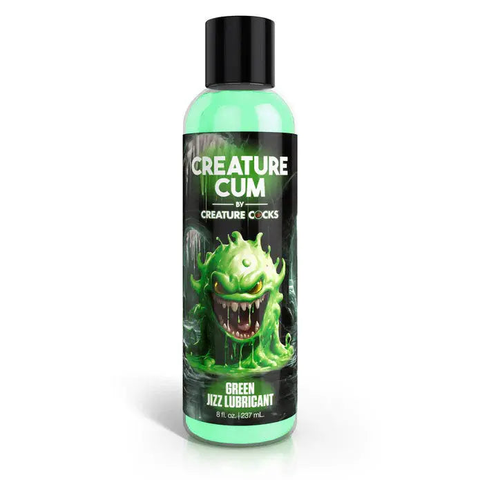 Creature Cum Green Water-Based Lubricant 8oz – body-safe materials | Fu'Cha Exotics