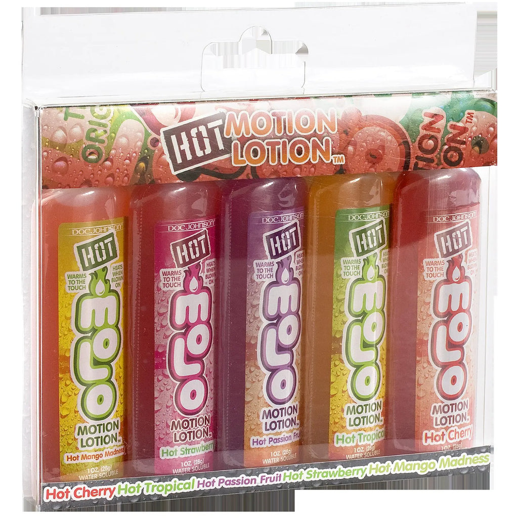 Hot Motion Lotion - Molo - 5 Pack – body-safe materials | Fu'Cha Exotics