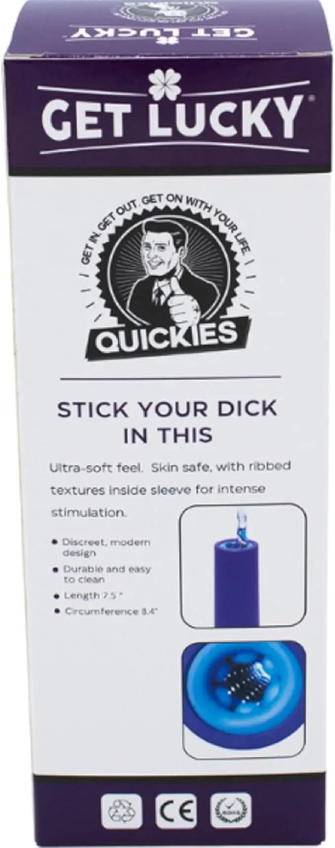 Quickies Stick Your Dick in This Masturbator – body-safe materials | Fu'Cha Exotics