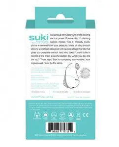 Suki Rechargeable Sonic Vibe - Tease Me Turquoise – body-safe materials | Fu'Cha Exotics