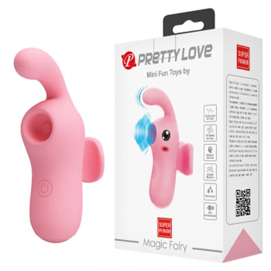 Magic Fairy Finger Vibrator - Pink – body-safe materials | Fu'Cha Exotics
