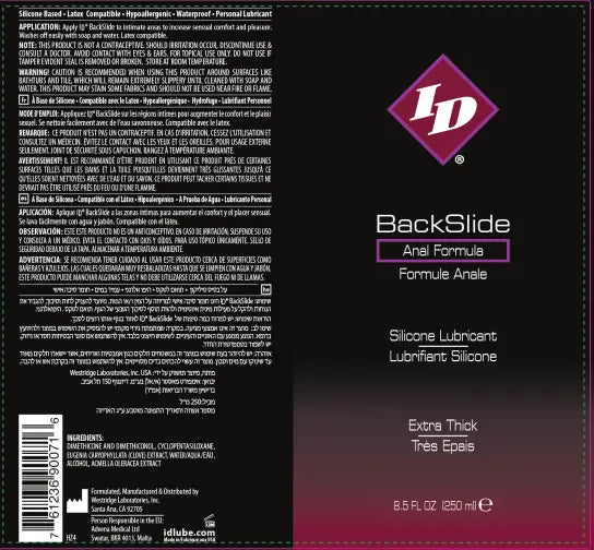 ID Backslide Silicone Lubricant 8.5 Oz – body-safe silicone | Fu'Cha Exotics