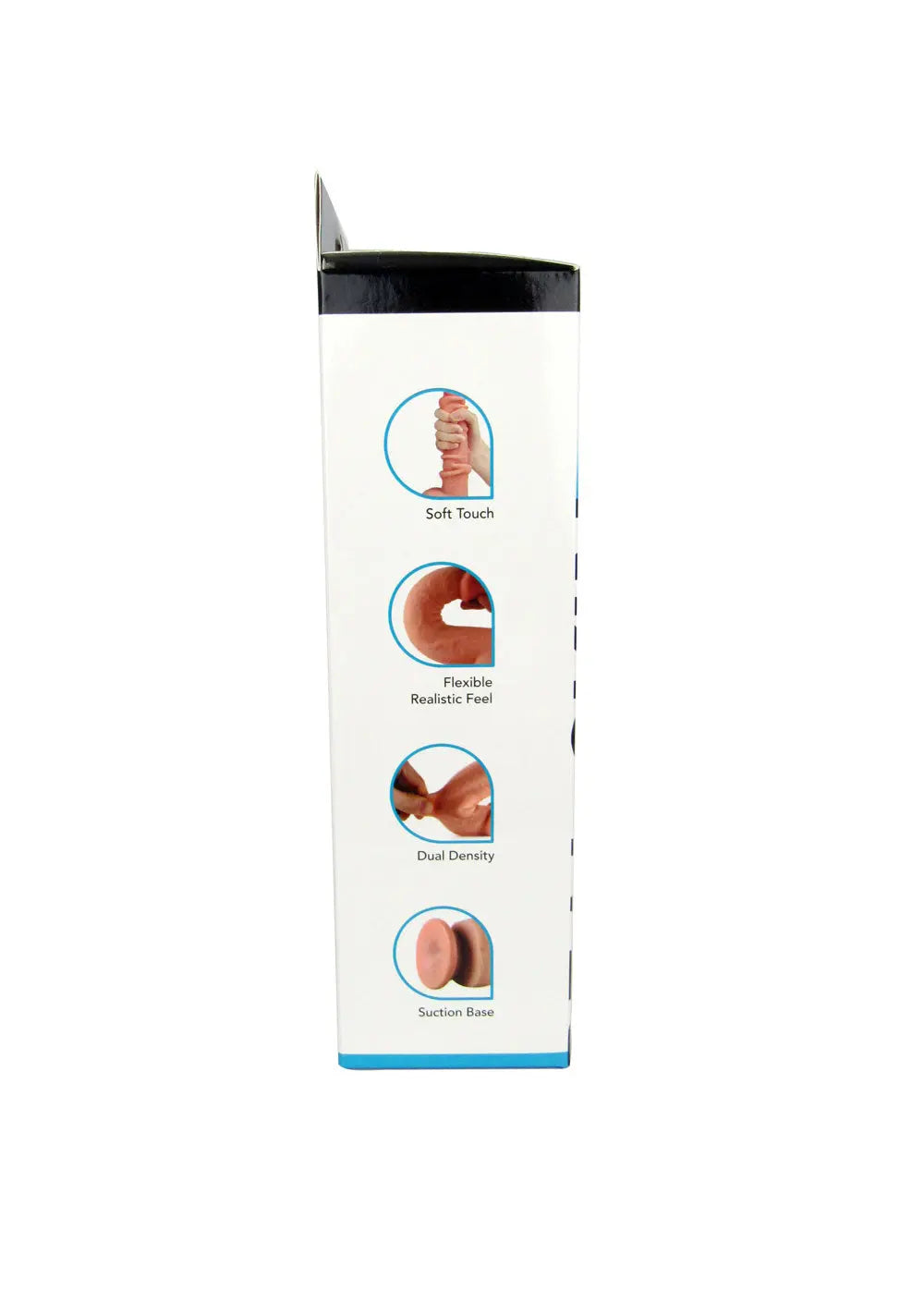 Real Skin 9" Dual Layer Dildo - Beige – body-safe materials | Fu'Cha Exotics