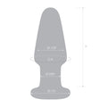 3.5 Inch Glass Butt Plug