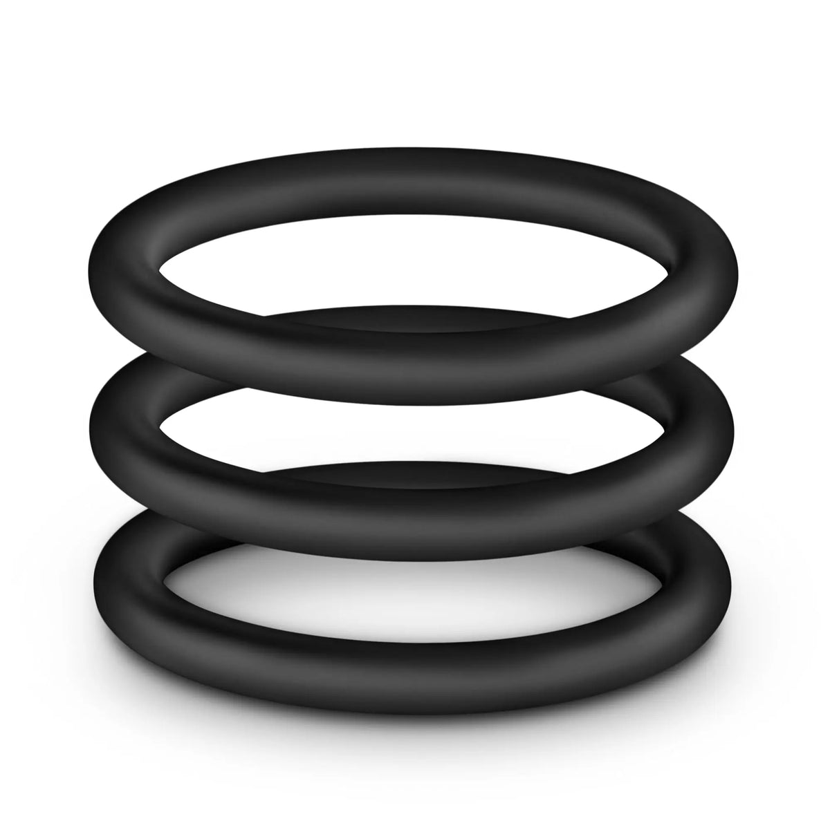Performance - Vs3 Pure Premium Silicone Cockrings - Large - Black – body-safe silicone | Fu'Cha Exotics