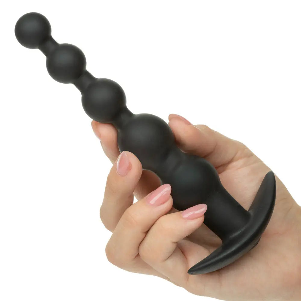 Rechargeable X-5 Power Beads - Black – body-safe materials | Fu'Cha Exotics