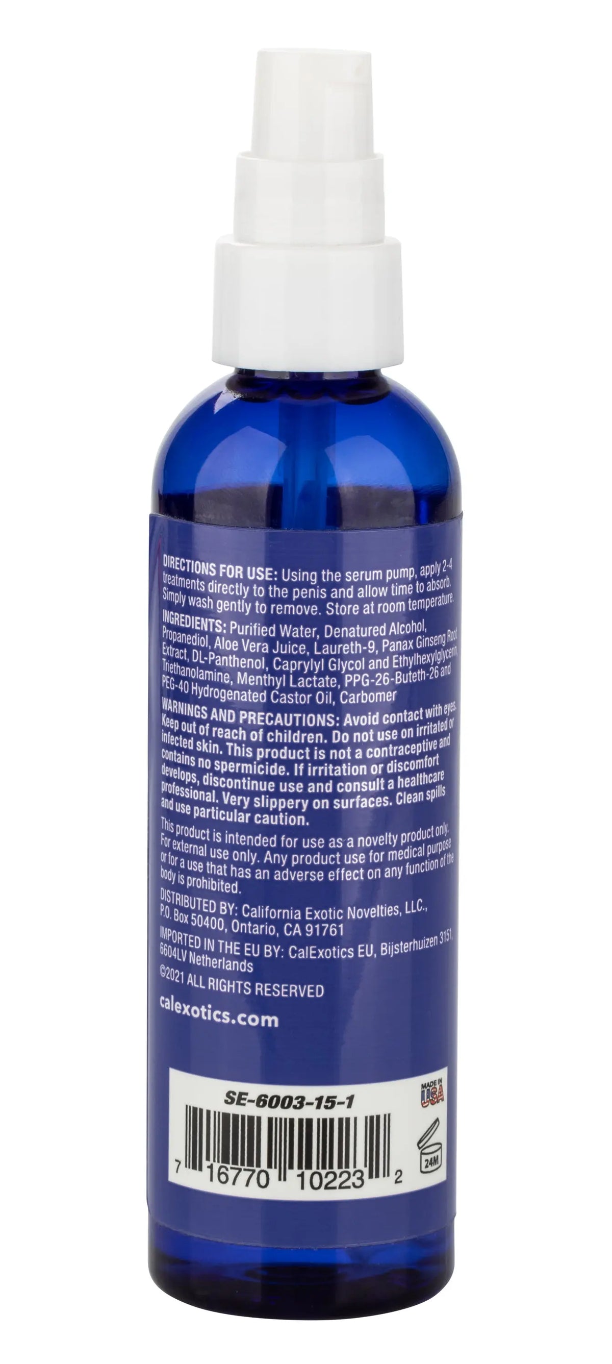 Admiral Erect Sta-Hard Serum - 4 Fl. Oz. – body-safe materials | Fu'Cha Exotics