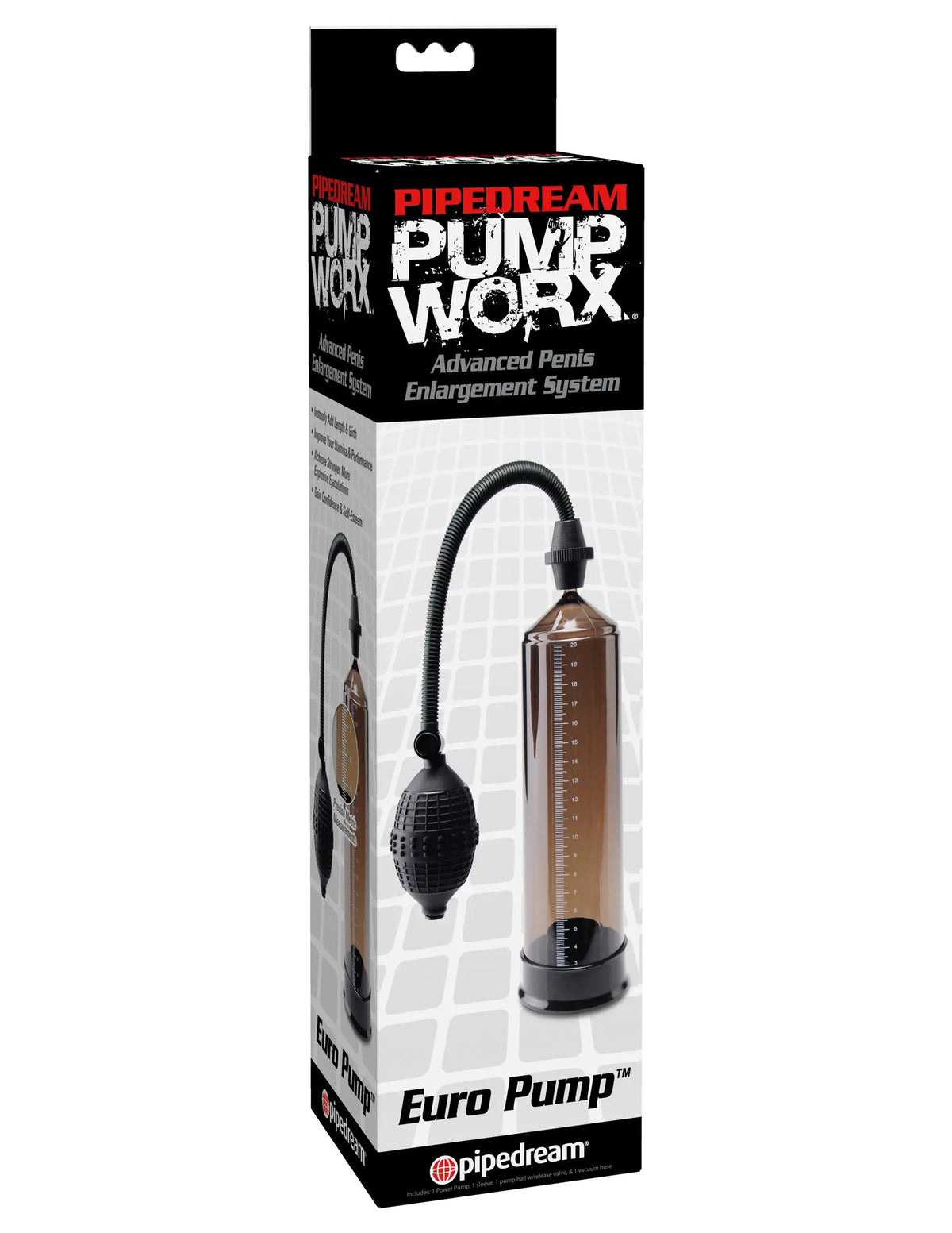 Pump Worx Euro Pump - Black – body-safe materials | Fu'Cha Exotics
