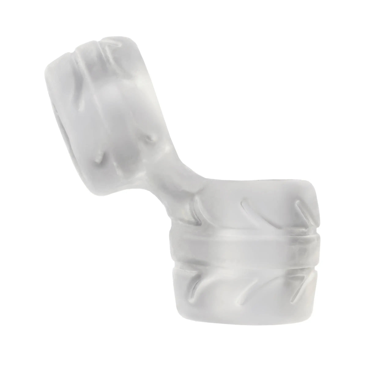 Silaskin Cock and Ball Ring and Stretcher - Clear – body-safe materials | Fu'Cha Exotics