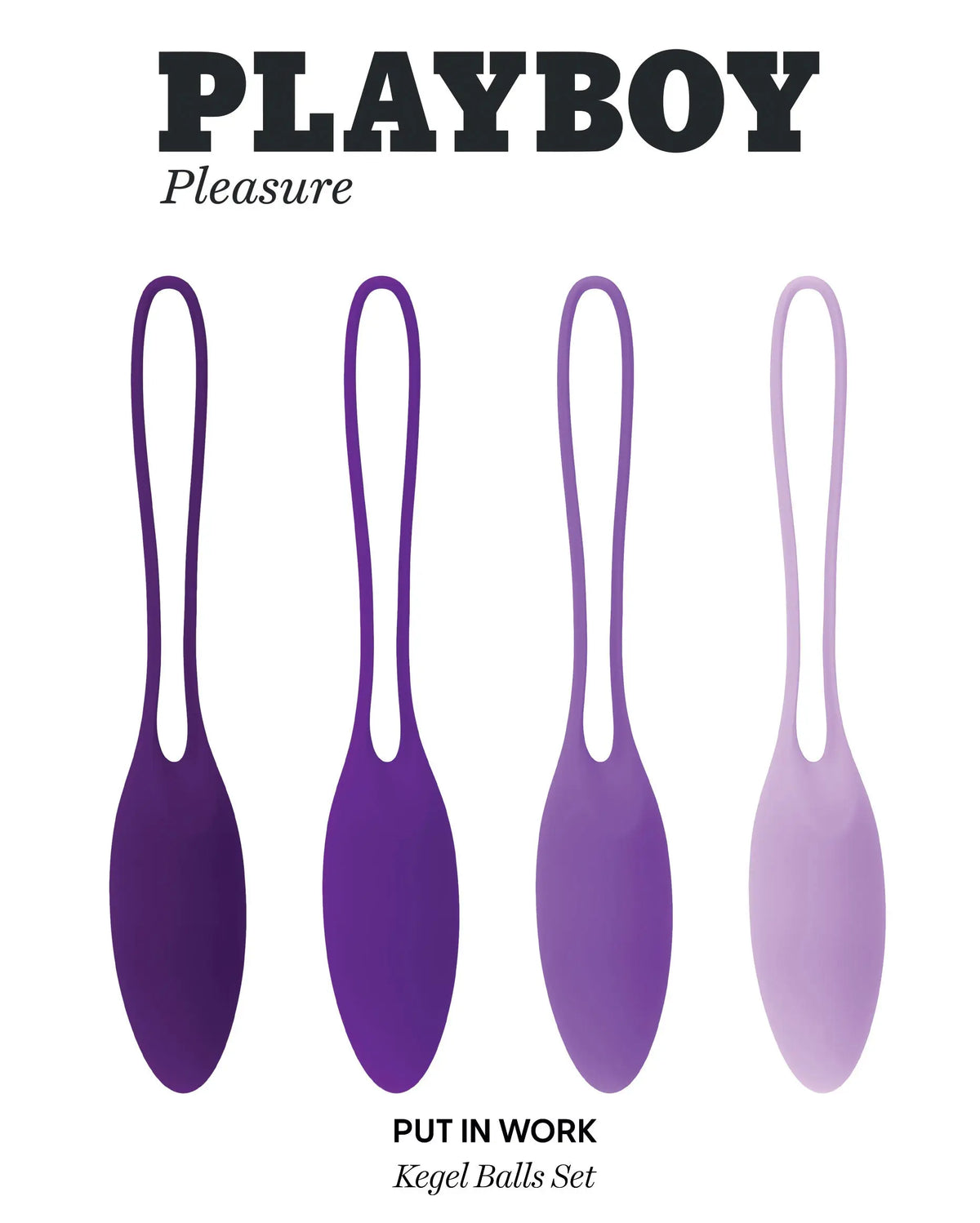 Playboy Pleasure - Put in Work - Kegel Balls Set - Acai Ombre – body-safe materials | Fu'Cha Exotics