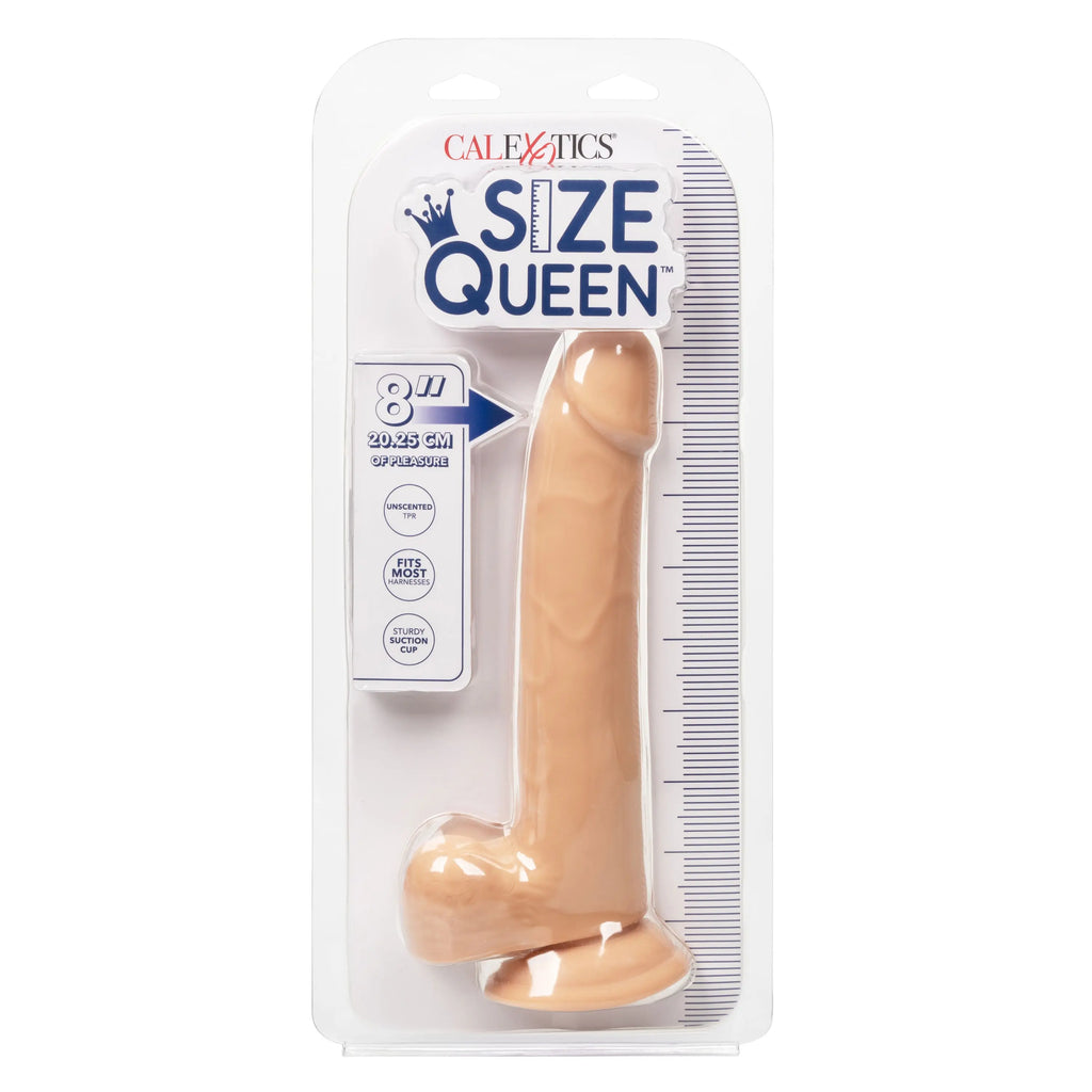 Size Queen 8 inch/20.25 Cm - Ivory – body-safe materials | Fu'Cha Exotics