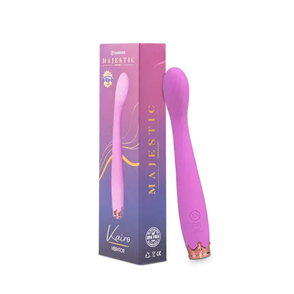Majestic Vibrator Kairo - Purple – body-safe materials | Fu'Cha Exotics