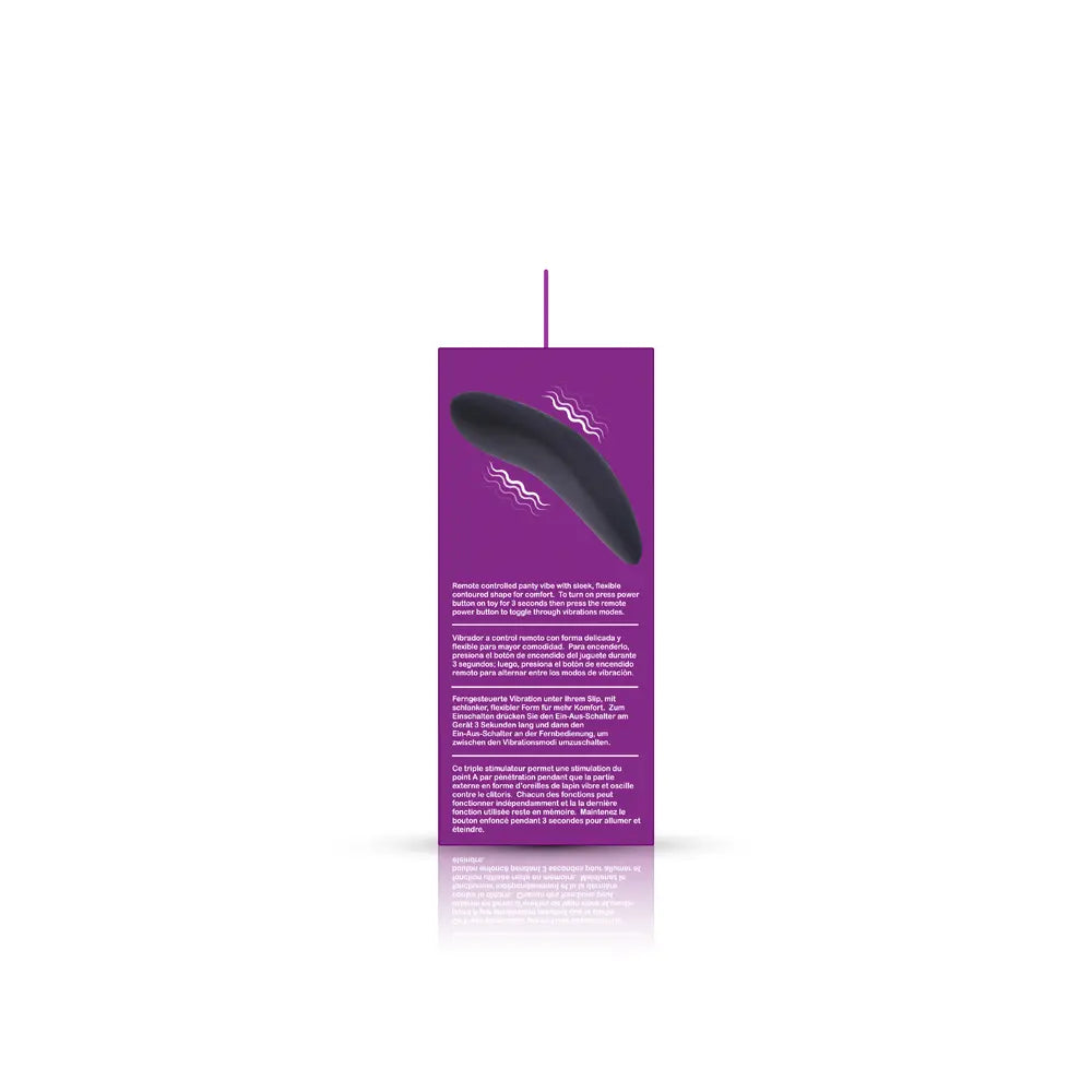 Racy Remote Panty Vibe - Black – body-safe materials | Fu'Cha Exotics
