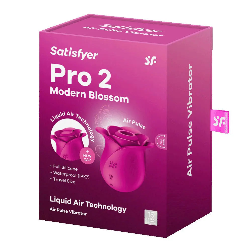 Pro 2 Modern Blossom - Hot Pink – body-safe materials | Fu'Cha Exotics