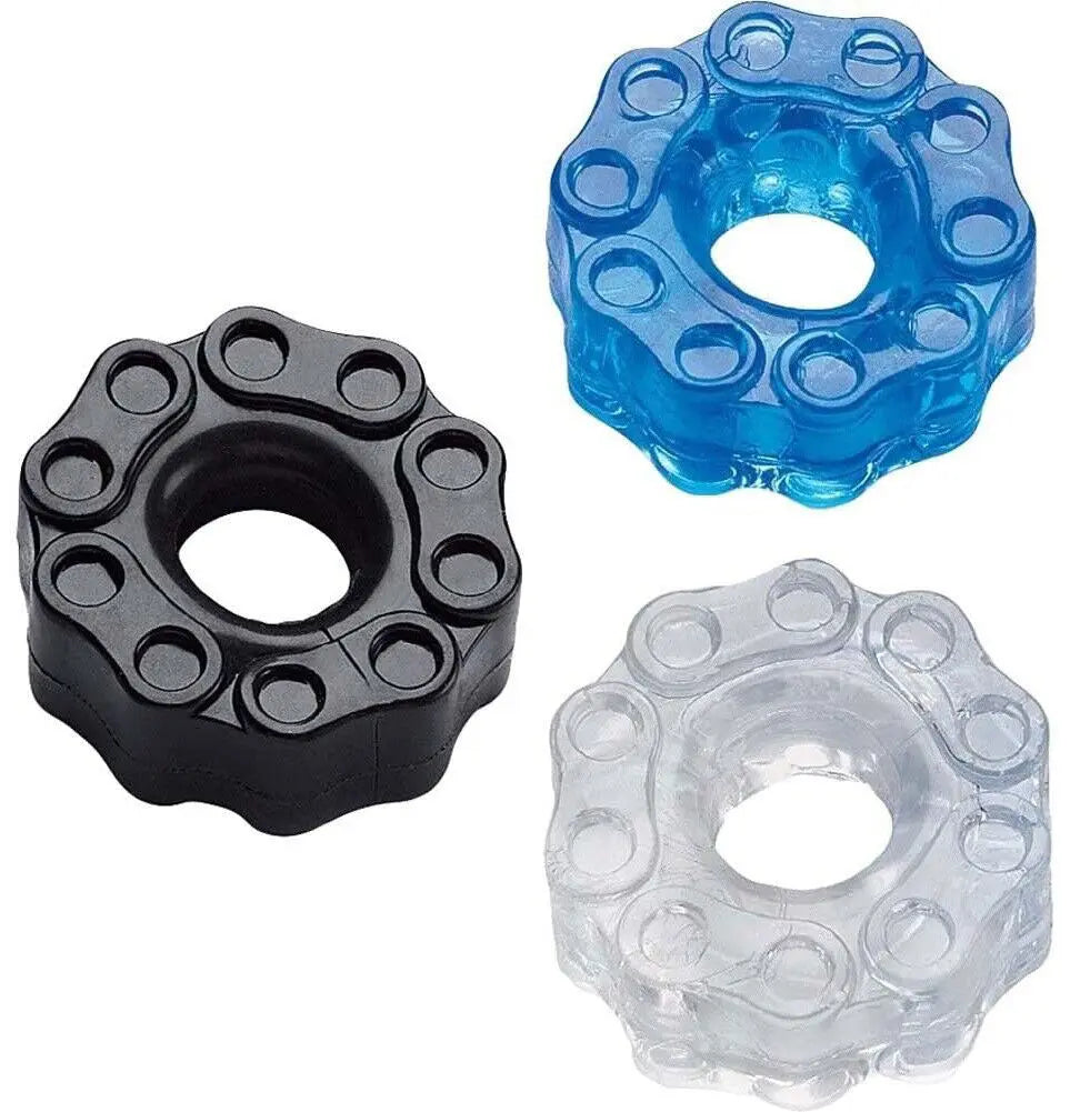 Wet Dream Chain Gang - 3 Pack – body-safe materials | Fu'Cha Exotics