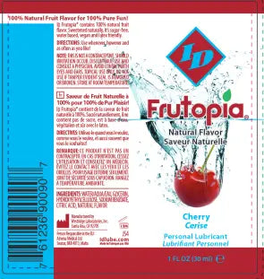ID Frutopia Natural Flavor Cherry 1 Oz – body-safe materials | Fu'Cha Exotics
