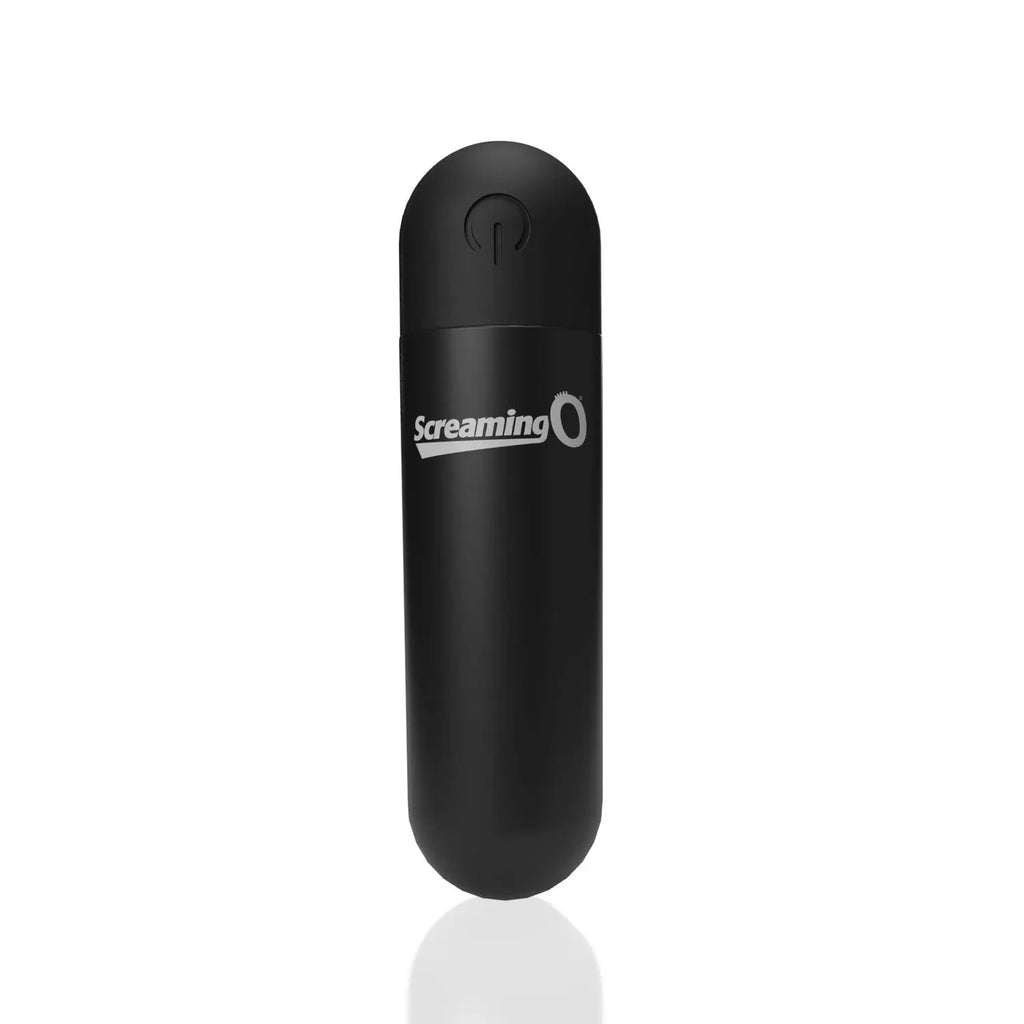 Screaming O Soft Touch Rechargeable Bullet - Black – body-safe materials | Fu'Cha Exotics