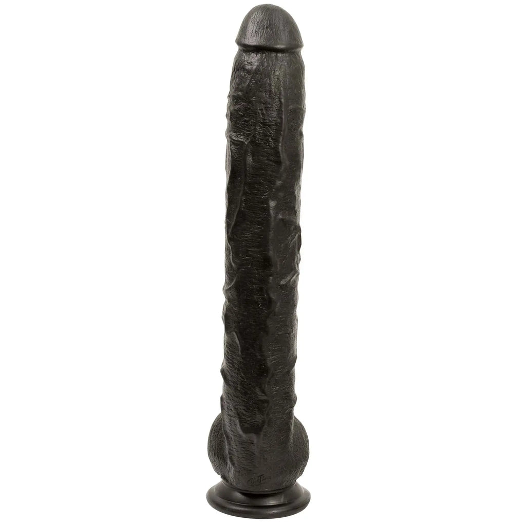 Dick Rambone Cock - 17 Inch - Black – body-safe materials | Fu'Cha Exotics