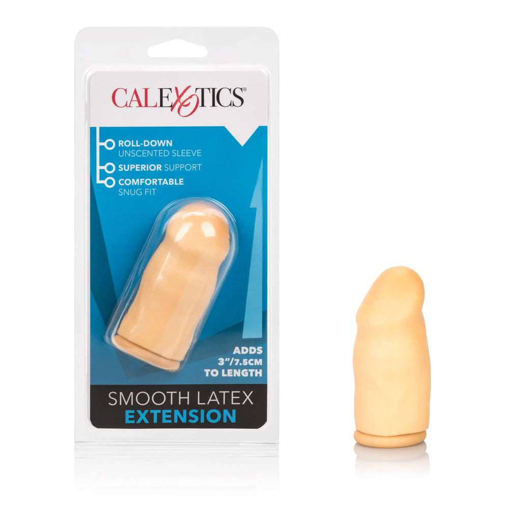 3 Inch Smooth Latex Extension - Ivory – body-safe materials | Fu'Cha Exotics