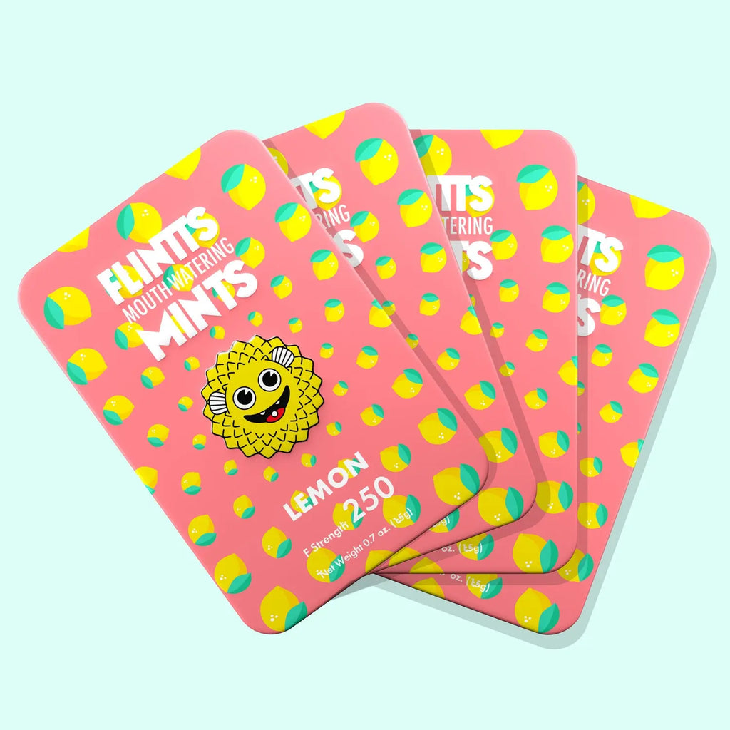 Flintts Mouth Watering Mints Lemon - F-Strength 250 – body-safe materials | Fu'Cha Exotics