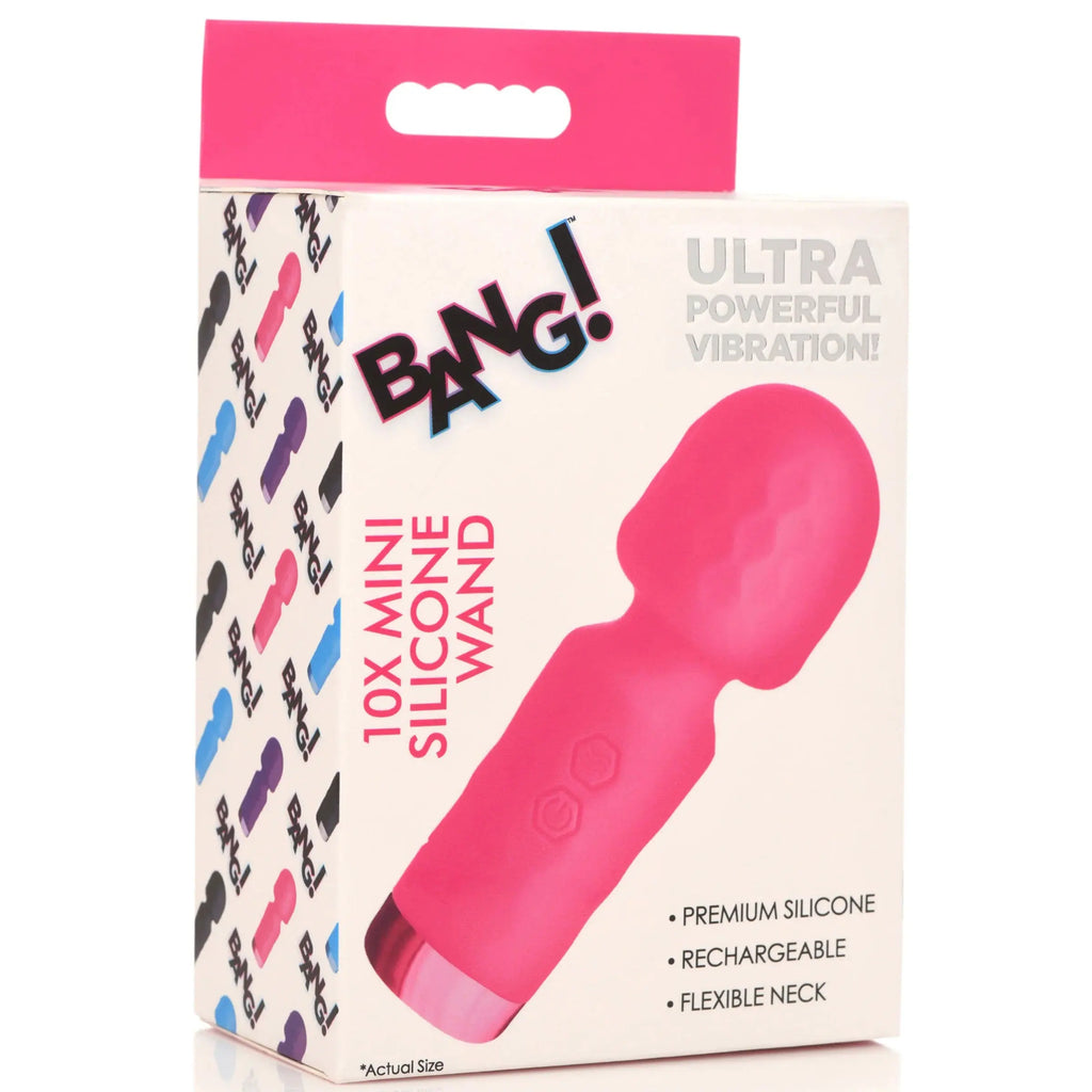 10x Mini Silicone Wand - Pink – body-safe materials | Fu'Cha Exotics