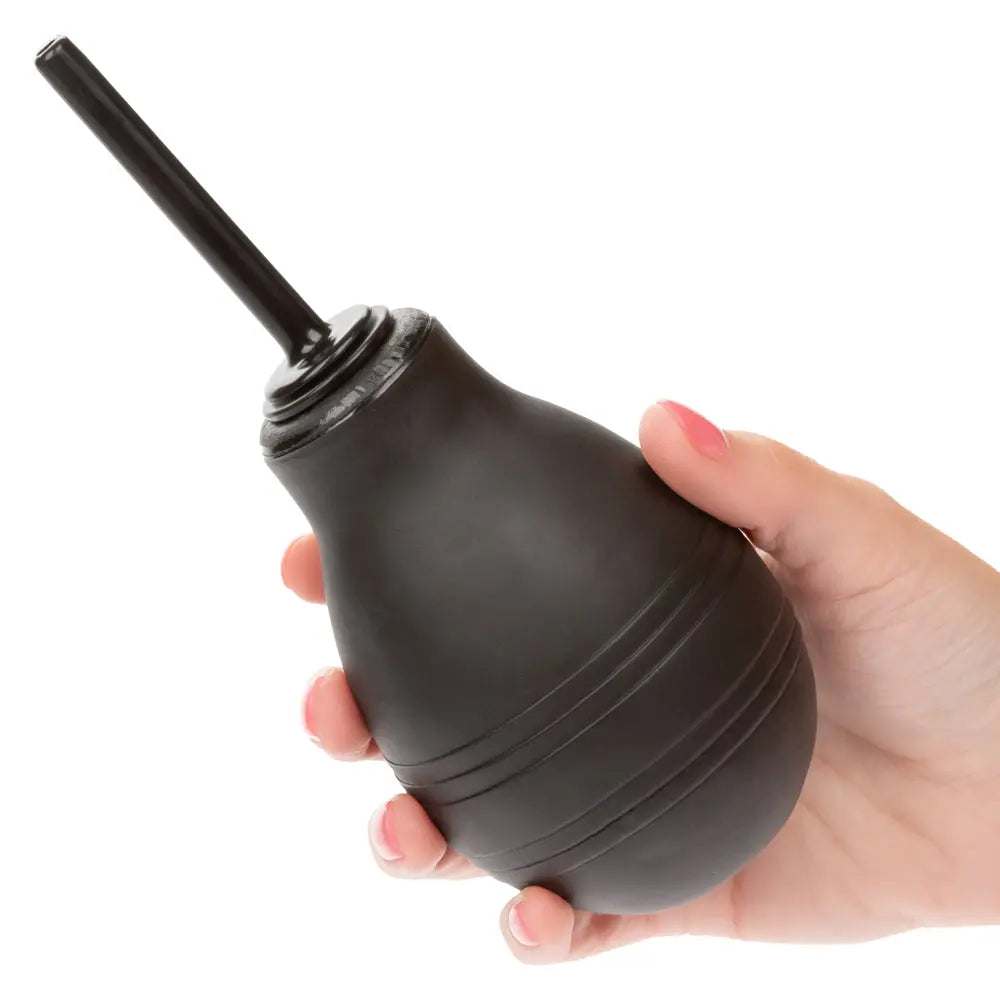 One Way Anal Douche - Black – body-safe materials | Fu'Cha Exotics