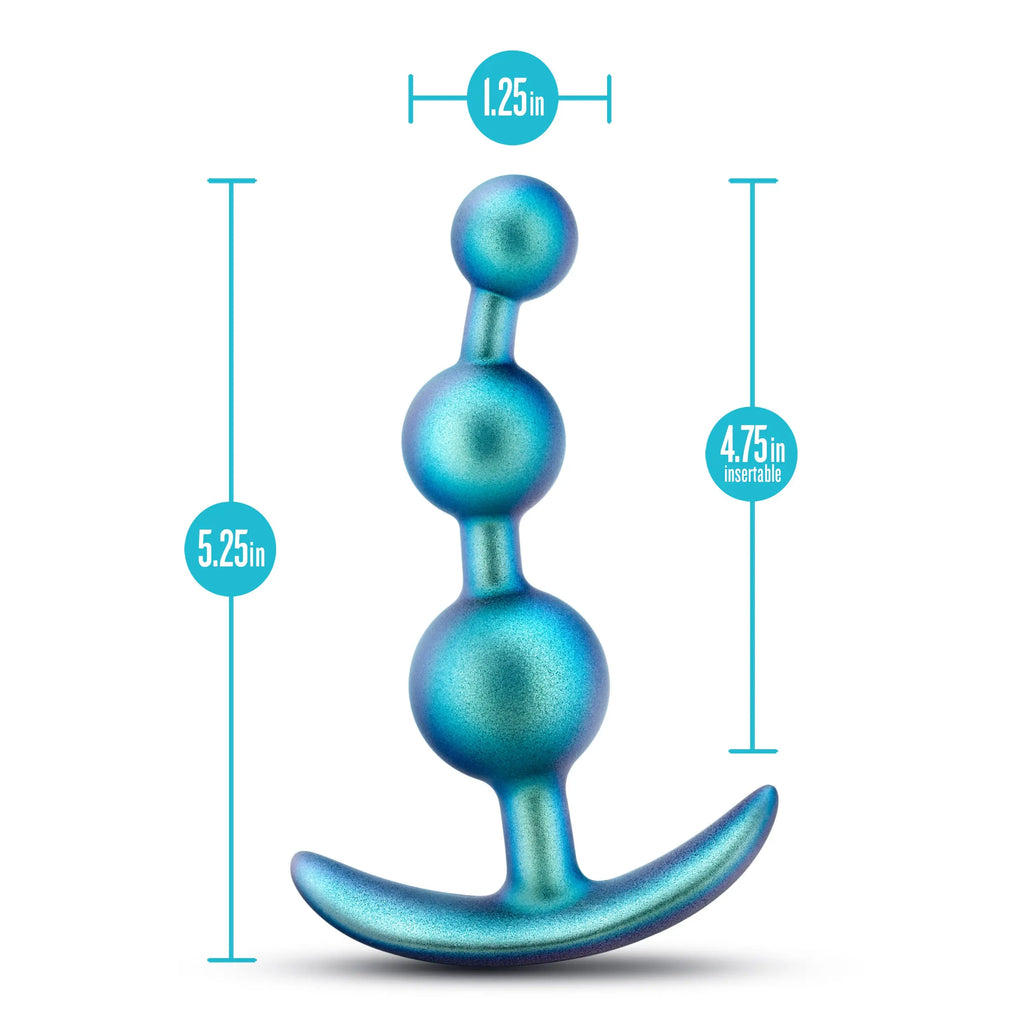 Anal Adventures Matrix - Gamma Plug - Neptune Teal – body-safe materials | Fu'Cha Exotics