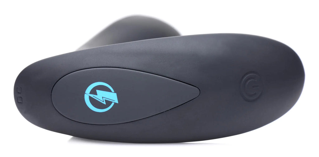 E-Stim and Vibrating Prostate Massager - Black – body-safe materials | Fu'Cha Exotics