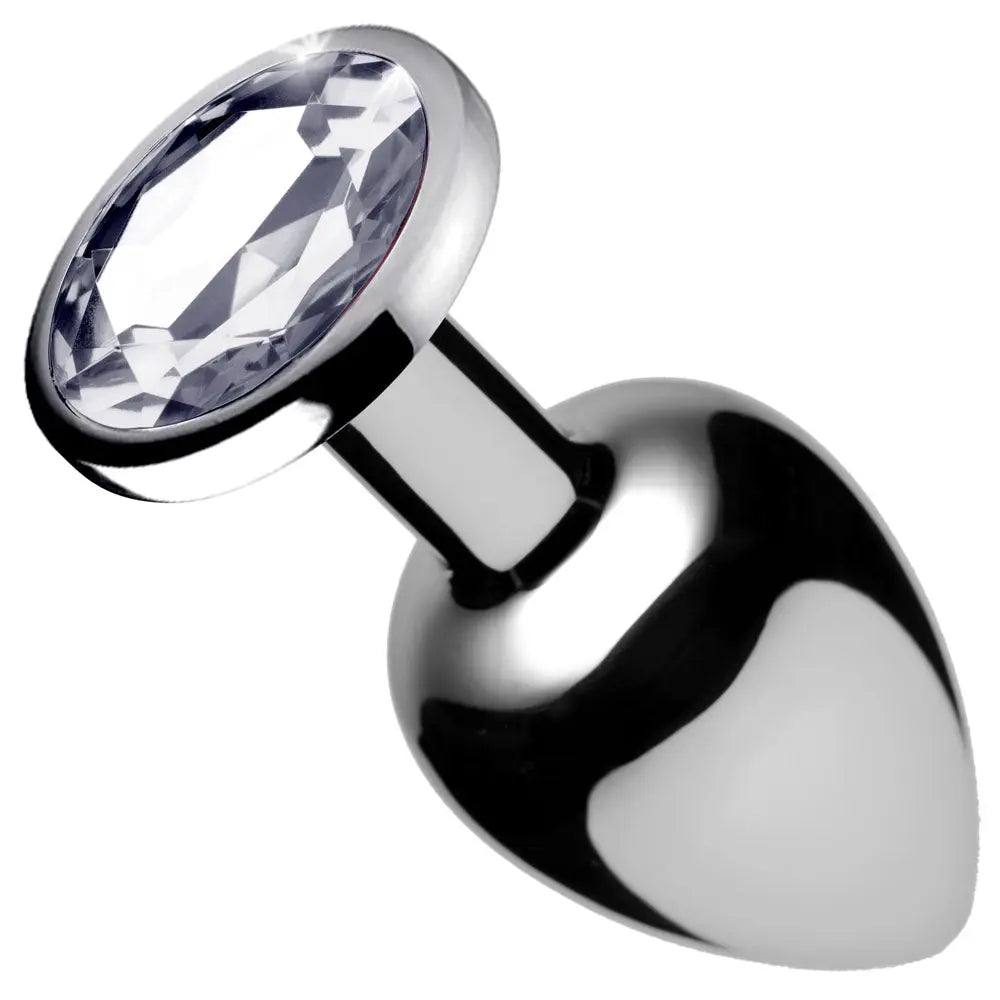 Clear Gem Anal Plug - Medium – body-safe materials | Fu'Cha Exotics