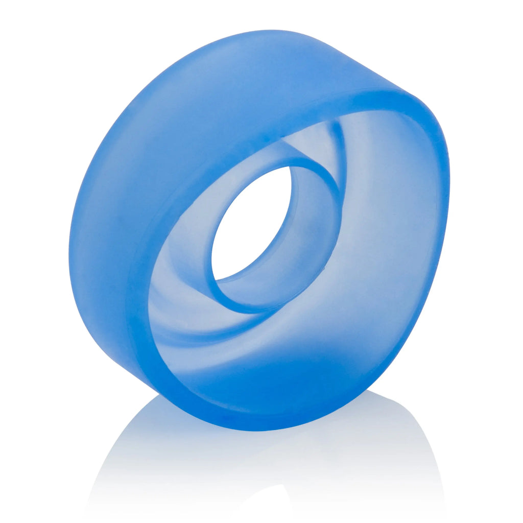 Advanced Silicone Pump Sleeve - Blue – body-safe silicone | Fu'Cha Exotics