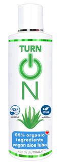 Turn on 95% Organic Ingredients Vegan Aloe Lube - 4 Fl. Oz.