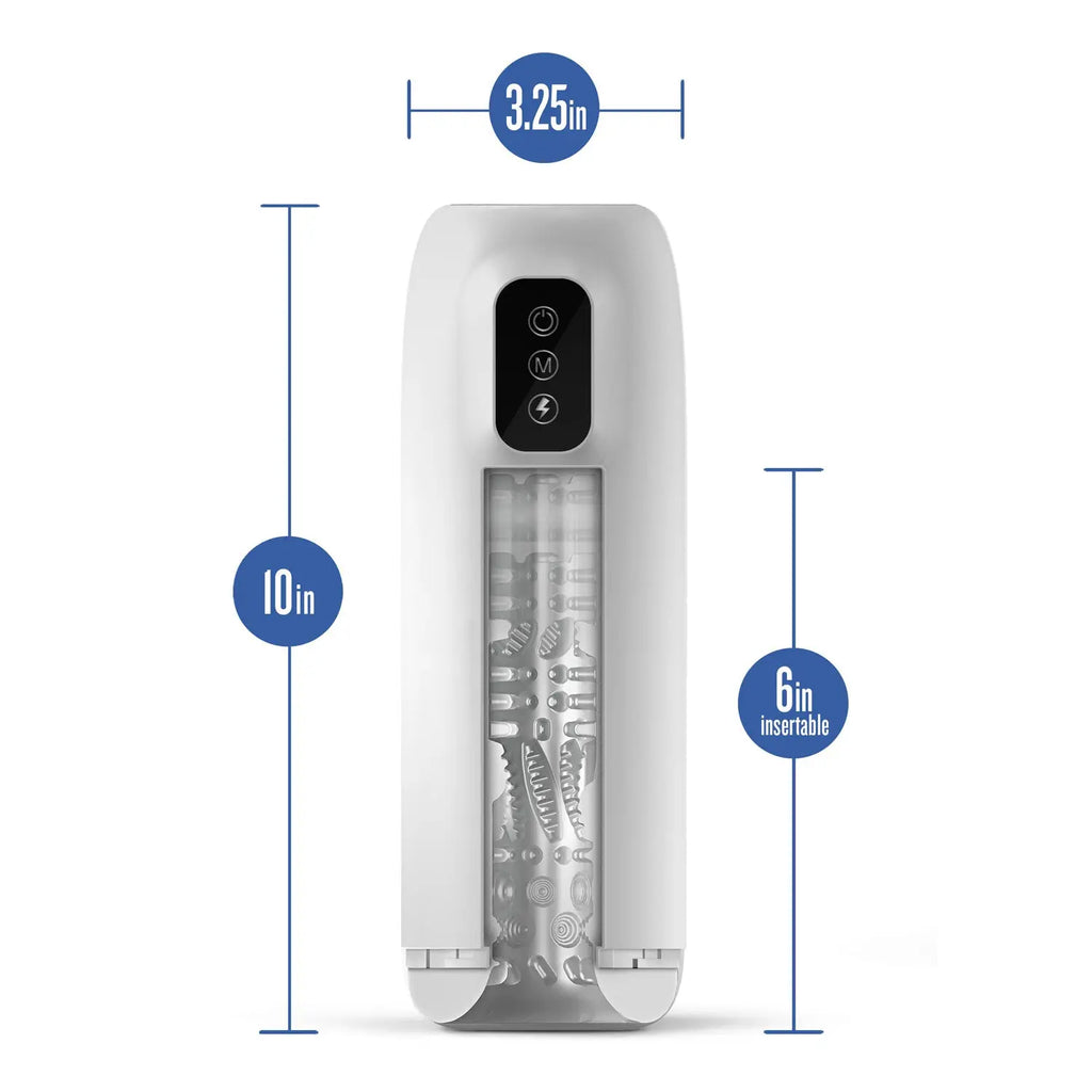 M for Men - Robo-Bator - White – body-safe materials 7 vibration modes | Fu'Cha Exotics