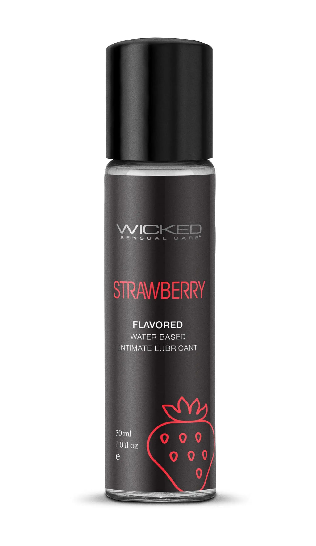 Aqua Strawberry Flavored Water Based Intimate Lubricant - 1 Fl. Oz. – body-safe materials | Fu'Cha Exotics