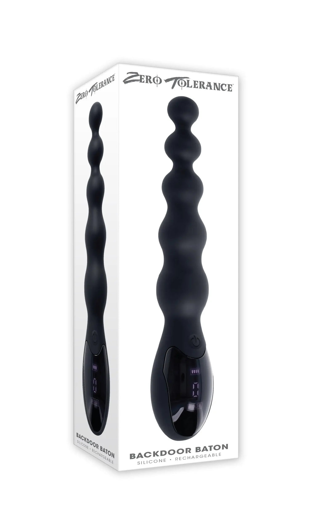 Backdoor Baton Black – body-safe silicone USB-rechargeable | Fu'Cha Exotics