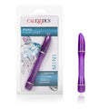 Purple waterproof mini vibe with easy-push button, metallic finish